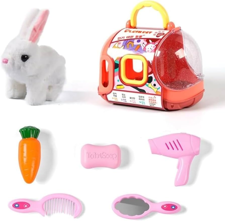 Amazon.co.jp: Zehaiwl ぬいぐるみ 犬 うさぎ 動く 電動